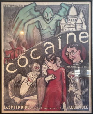 Poster "Cocaine" by René Gaillard